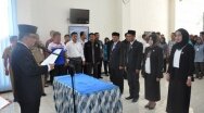 KEPALA BNNP SULAWESI SELATAN MELANTIK KEPALA BADAN NARKOTIKA NASIONAL KABUPATEN BONE DAN PEJABAT STRUKTURAL ESELON IV LINGKUNGAN BADAN NARKOTIKA NASIONAL KABUPATEN BONE